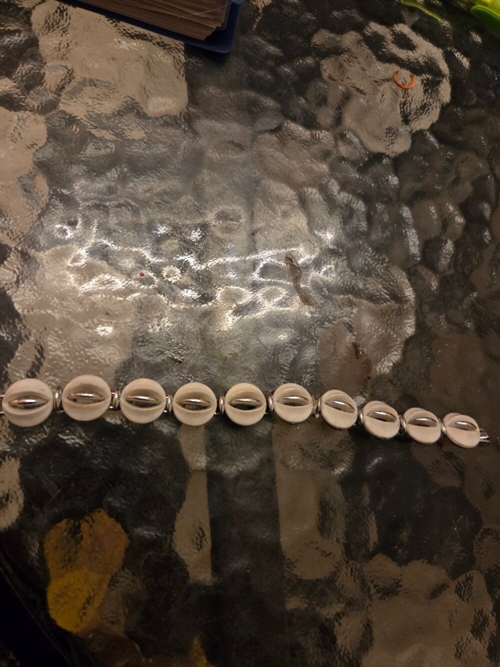 White bracelet